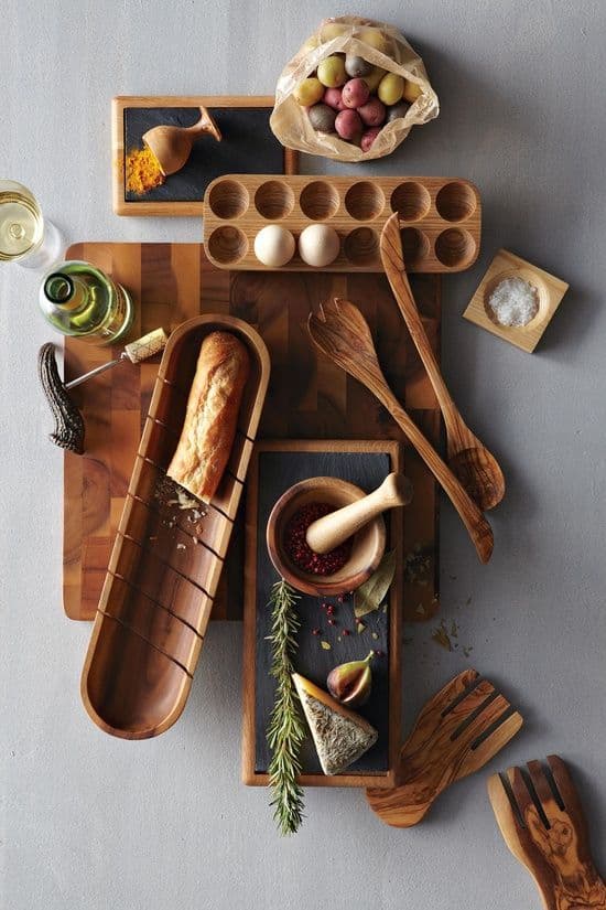 Grainvo Wooden Utensils in a modern kitchen